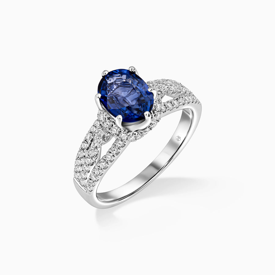 Sapphire Song Ring