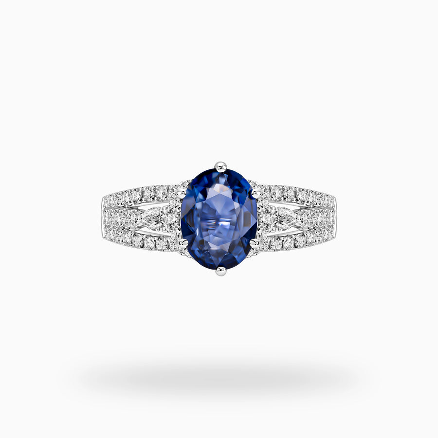 Sapphire Song Ring