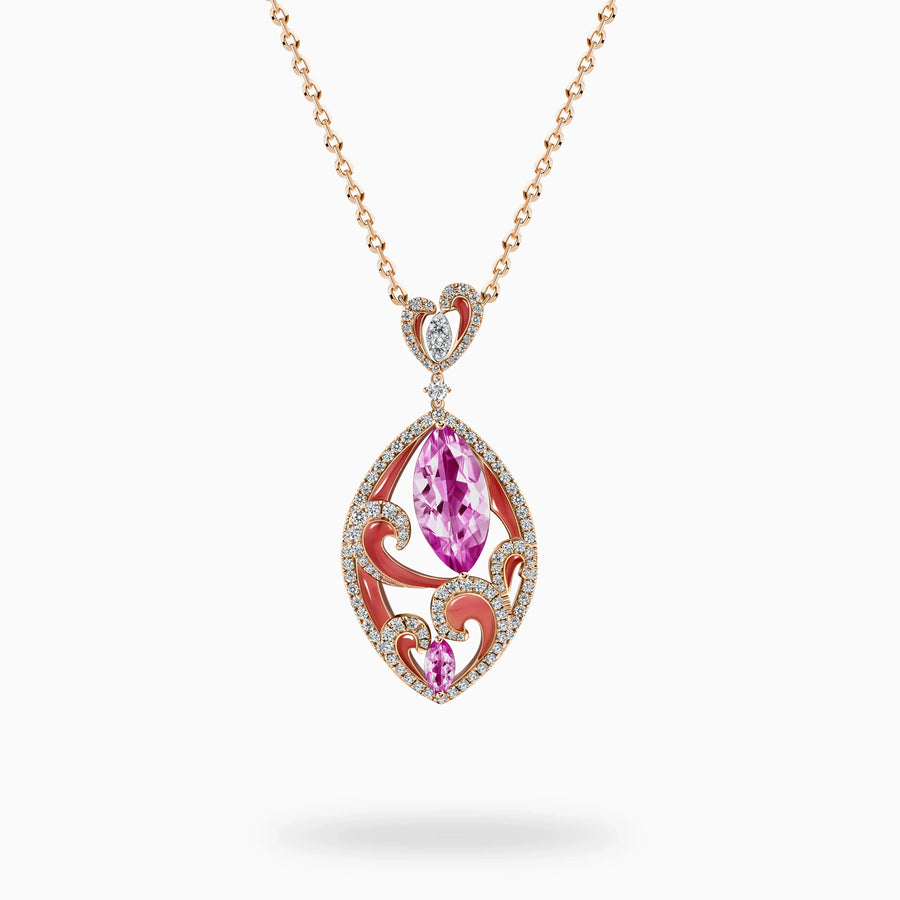 Rosy Radiance Pendant