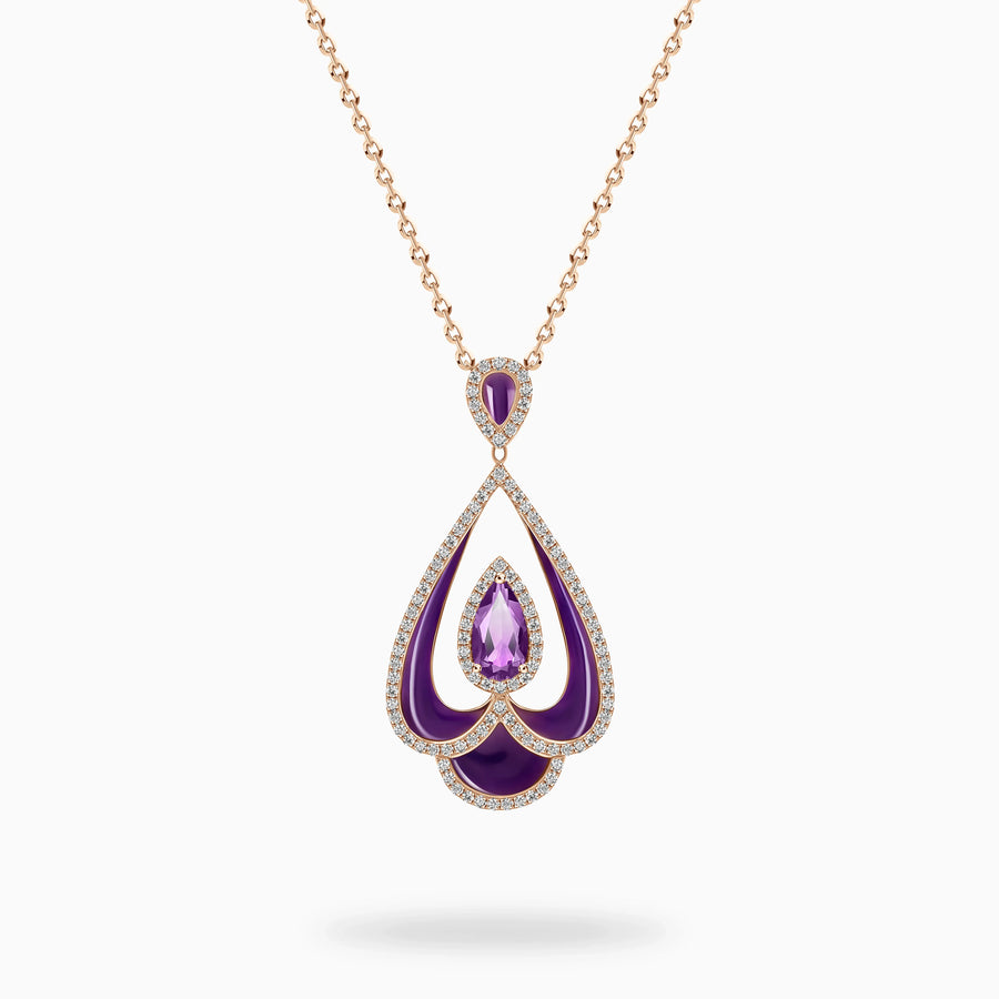 Heart of Amethyst Necklace