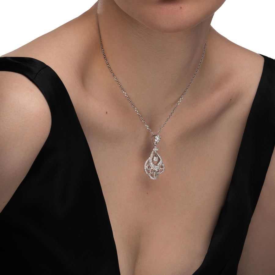 Drape of Diamonds Necklace