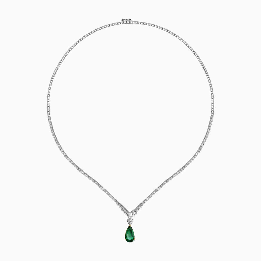 Drop of Green Necklace