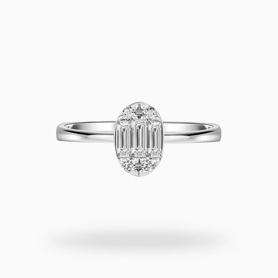 Oval Diamond Ring