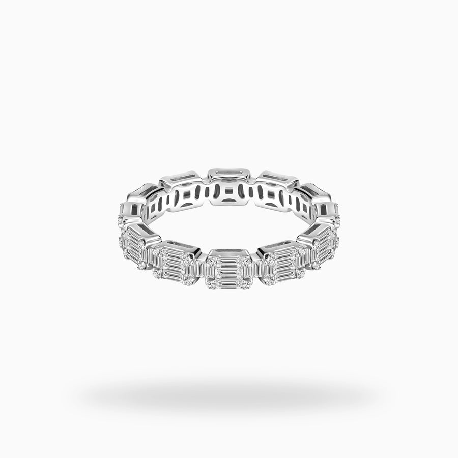 Diamond Blocks Ring