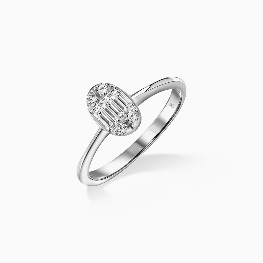 Oval Diamond Ring