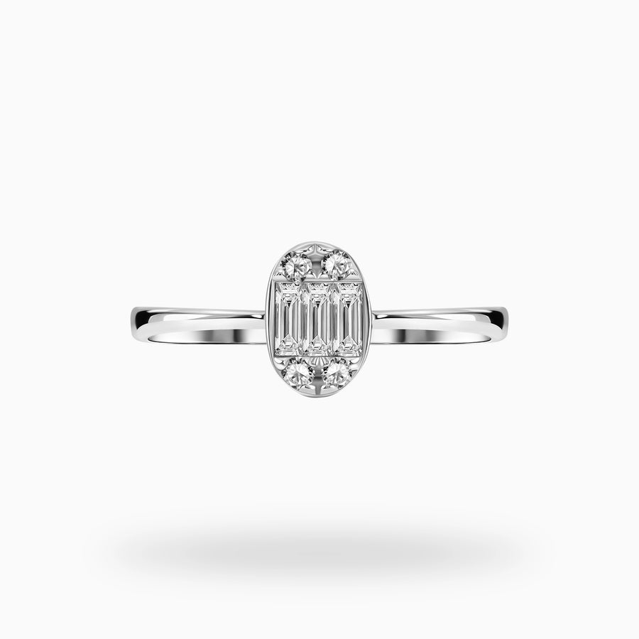 Oval Diamond Ring