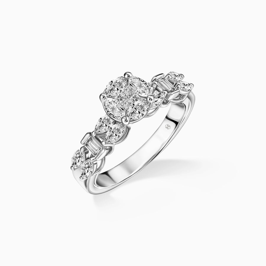 Crown of Diamonds Ring