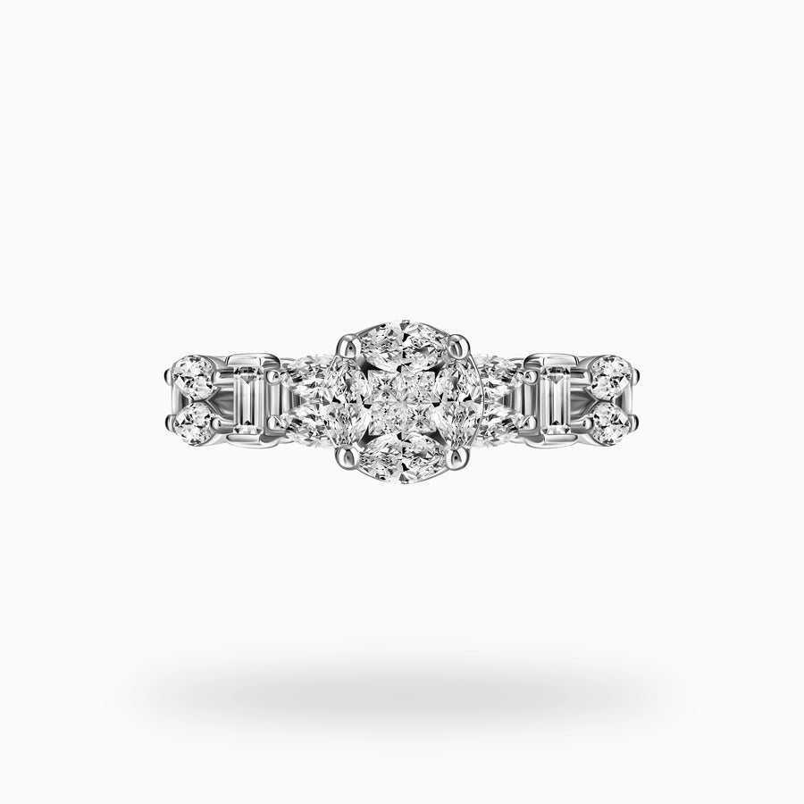 Crown of Diamonds Ring