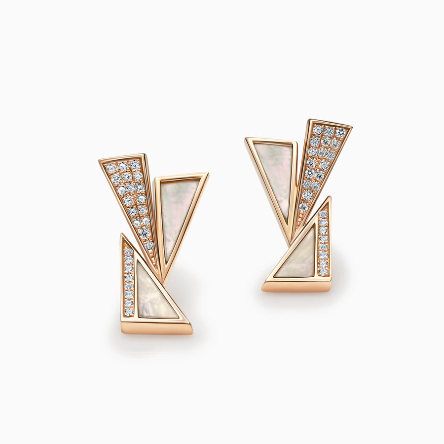 Triangle of Spark Earrings