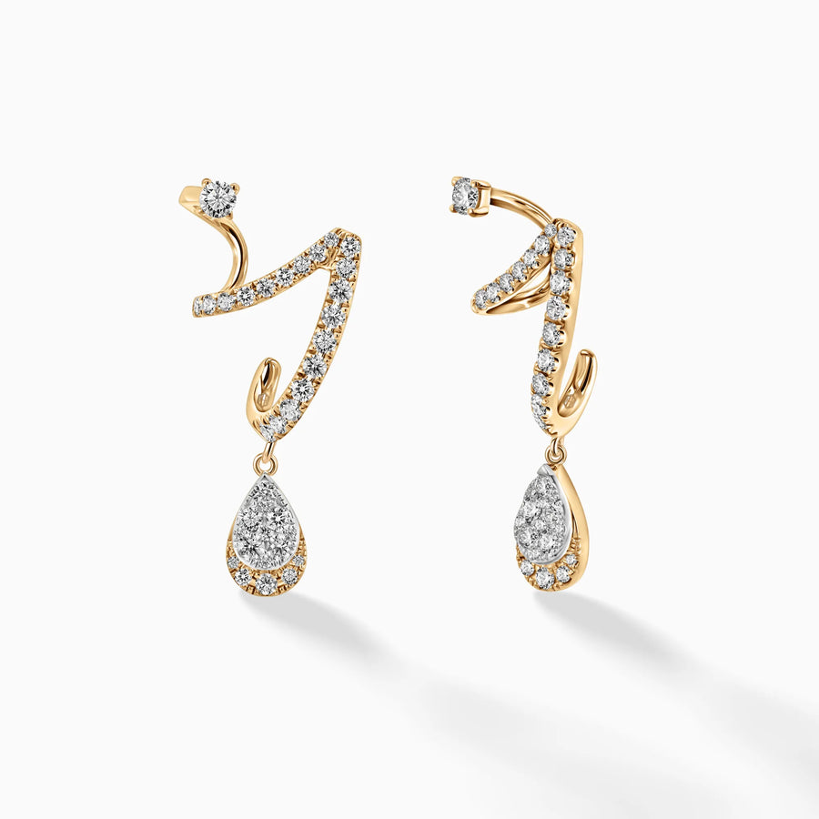 Whirlwind of Diamonds earrings
