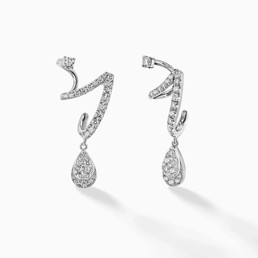 Whirlwind of Diamonds earrings