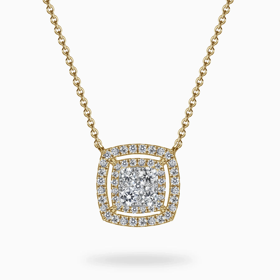 Diamond Light Cascade Necklace