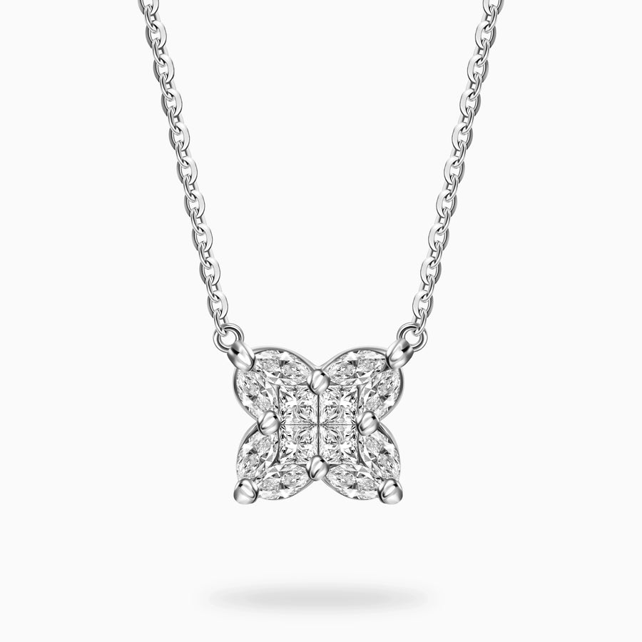 Diamond Clover Necklace