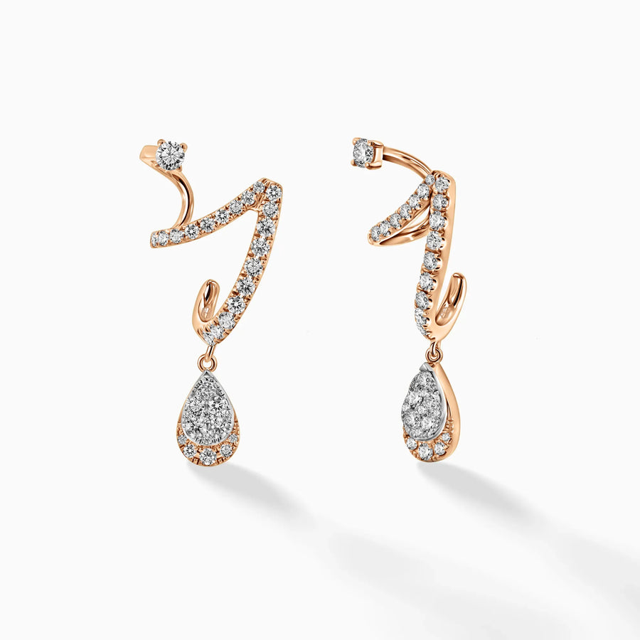Whirlwind of Diamonds earrings