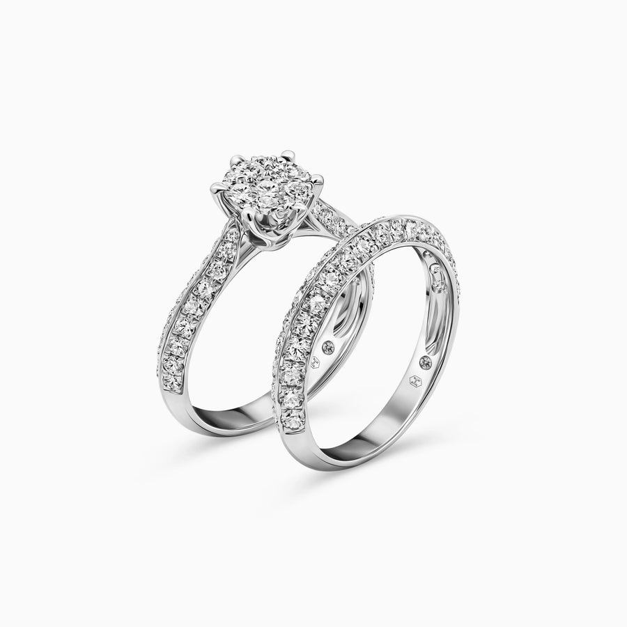 Modern Twist Diamond Ring