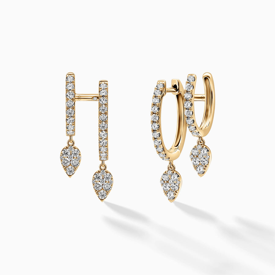 Enchanté Diamond Hoops