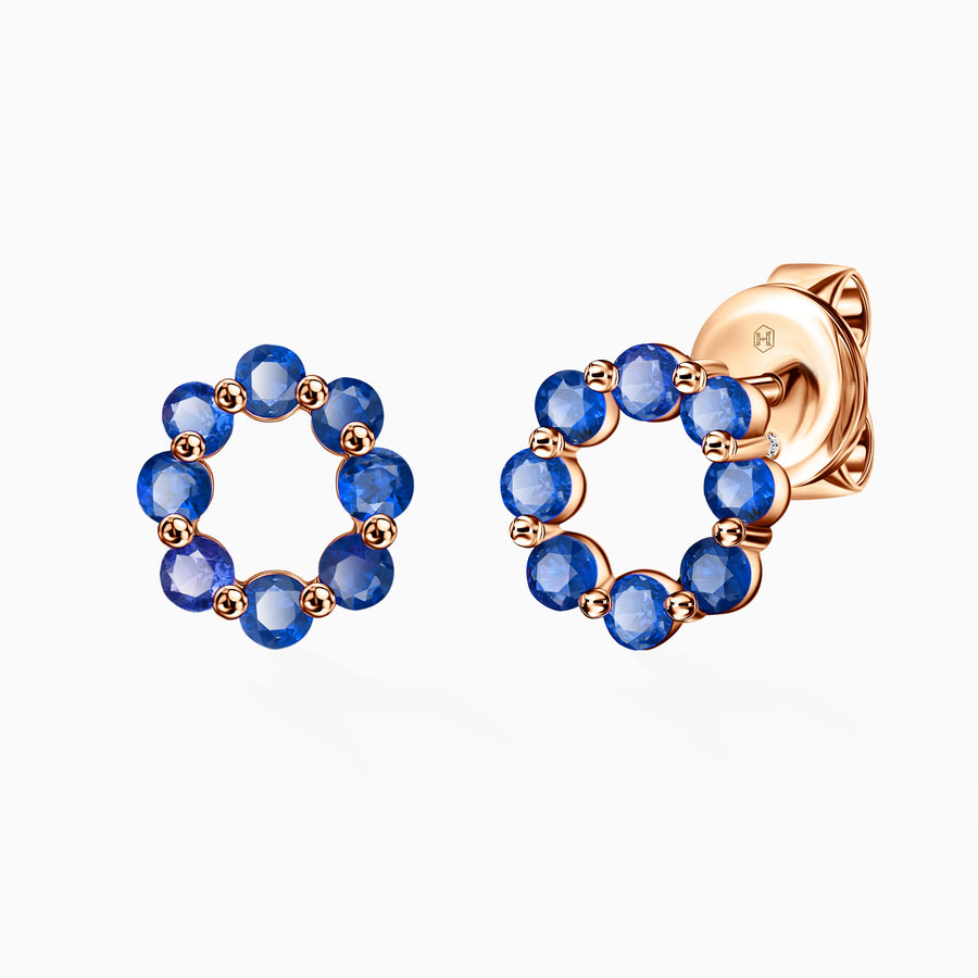 Sapphire Treasure Earrings