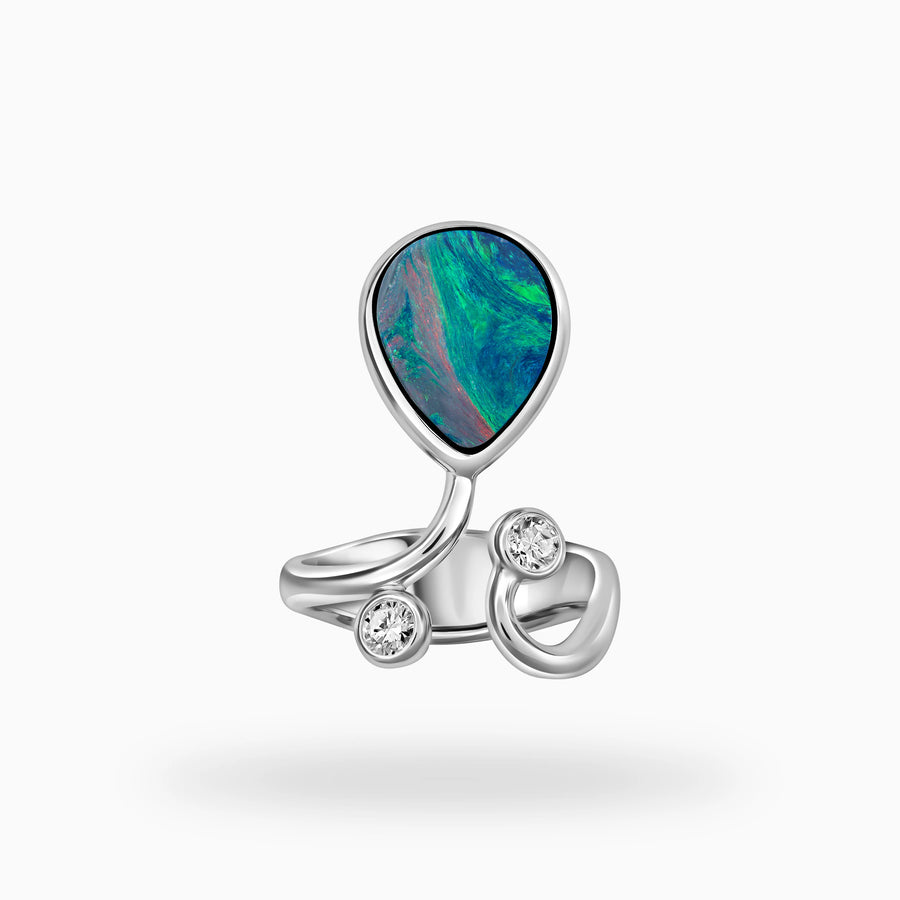 Opal Whisper Ring