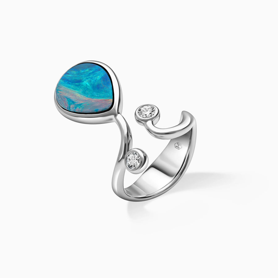 Opal Whisper Ring