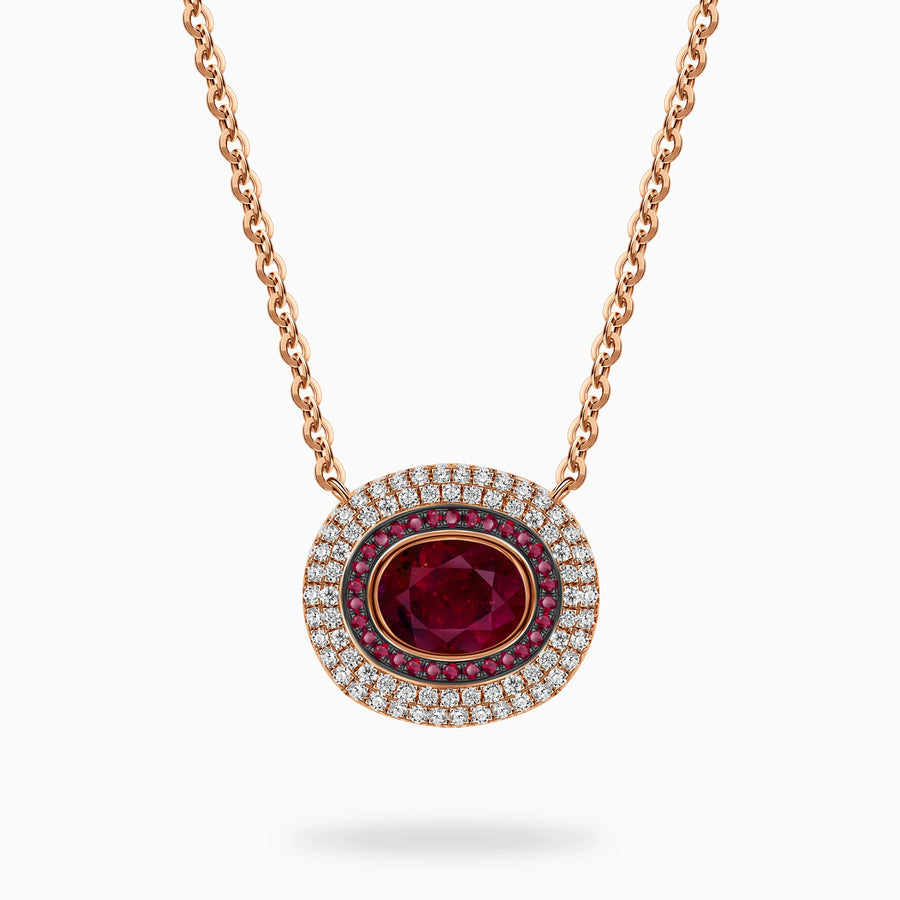 Crimson Ray Necklace