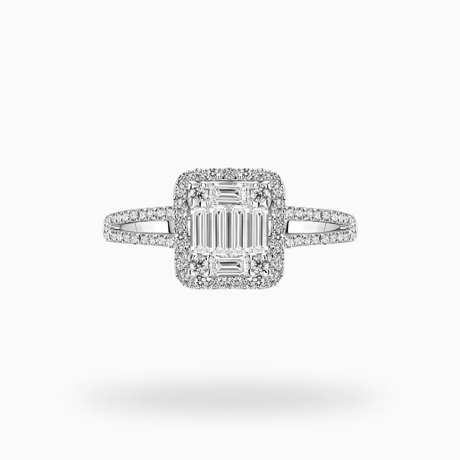 Brilliance Square Ring