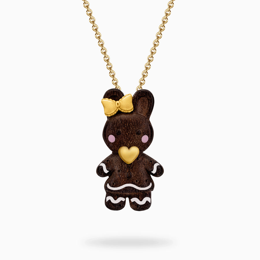 Velvent Nights Bunny Necklace