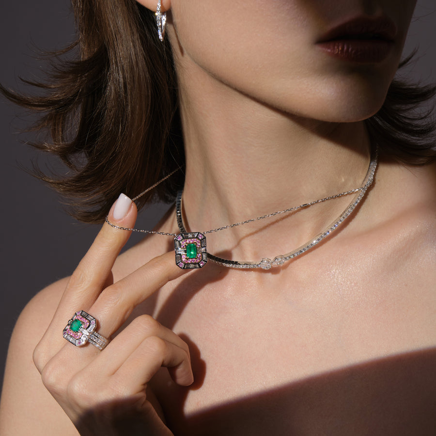 Celestial Emerald Pendant
