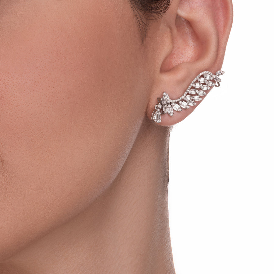 Diamond Waves Earrings